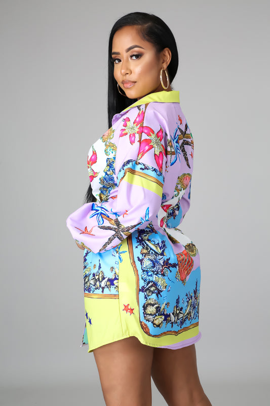 Sea Calling Me Tunic Dress
